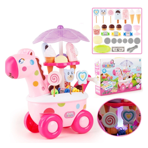 اسباب بازی نوزادی ماشین برقی آب نبات بستنی فروشی مدل زرافه Candy Ice Cream Car _اسباب بازی نوزادی